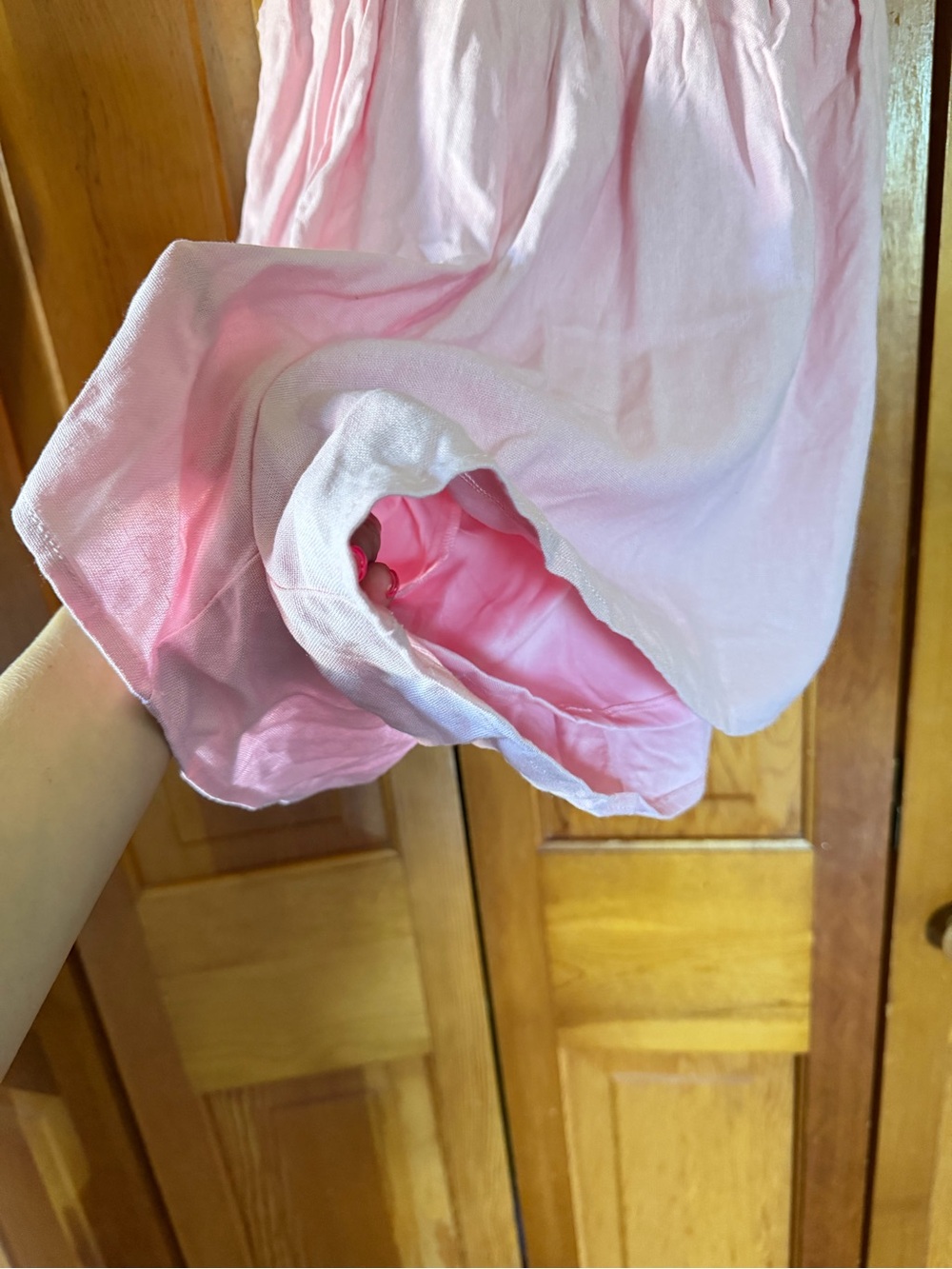 Francesca's Collections Light Pink Mini Romper Dress - Picture 2 of 8